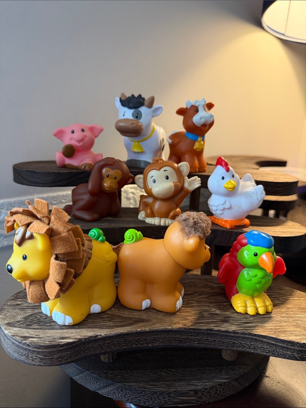 Fisher Price Little People Lot of 9 Animals